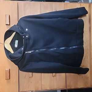 EUC TamWare: Assymetrical Full-zip Women's Hoodie, Black, Medium